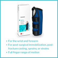McKesson 155-79-87060 Left Wrist/Forearm Splint, One Size Fits Most, Wrist, Hand & Finger Supports (EA/1)