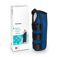 McKesson 155-79-87060 Left Wrist/Forearm Splint, One Size Fits Most, Wrist, Hand & Finger Supports (EA/1)