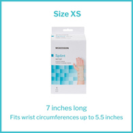 McKesson 155-79-87072-McKesson Right Wrist Splint, Extra Small, Wrist, Hand & Finger Supports