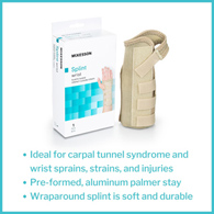 McKesson 155-79-87083-McKesson Left Wrist Splint, Small, Wrist, Hand & Finger Supports