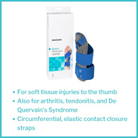McKesson 155-79-87113-McKesson Right Thumb Splint, Small/Medium, Wrist, Hand & Finger Supports