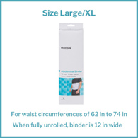 McKesson 155-79-89220-McKesson 4-Panel Abdominal Binder, Large/Extra Large, Torso Braces
