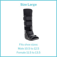 McKesson 155-79-95497-McKesson Standard Walker Boot, Large, Ankle Braces & Foot Supports
