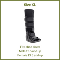 McKesson 155-79-95498-McKesson Standard Walker Boot, Extra Large, Ankle Braces & Foot Supports