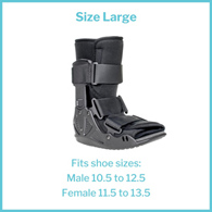 McKesson 155-79-95507-McKesson Standard Walker Boot, Large, Ankle Braces & Foot Supports