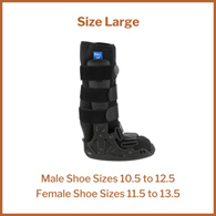 McKesson 155-79-95517 Pneumatic/Adjustable Air Walker Boot, Large, Ankle Braces & ft Supports (EA/1)