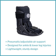 McKesson 155-79-95523 Pneumatic/Adjustable Air Walker Boot, Small, Ankle Braces & ft Supports (EA/1)