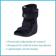 McKesson 155-79-95525 Pneumatic/Adjustable Air Walker Boot, Medium, Ankle Braces & ft Supports (EA/1)
