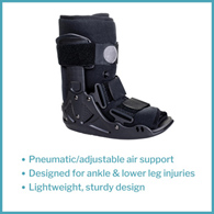 McKesson 155-79-95527 Low Top Pneumatic/Adjustable Air Walker Boot, Large, Ankle Braces & ft Supports (EA/1)