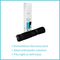 McKesson 155-79-96021-McKesson Knee Immobilizer, 22-Inch Length, Extra Large, Knee Braces