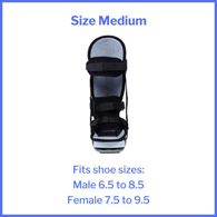McKesson 155-79-97755 Adjustable Flexion Straps with Toe Wedge Plantar Fasciitis Night Splint, Medium, Ankle (EA/1)