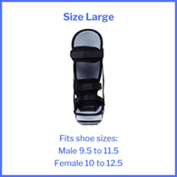 McKesson 155-79-97757 Adjustable Flexion Straps with Toe Wedge Plantar Fasciitis Night Splint, Large, Ankle (EA/1)