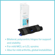 McKesson 155-81-82395-McKesson Hinged Knee Brace, Medium, Knee Braces