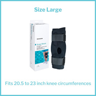 McKesson 155-81-82397-McKesson Hinged Knee Brace, Large, Knee Braces
