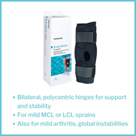 McKesson 155-81-82398-McKesson Hinged Knee Brace, Extra Large, Knee Braces