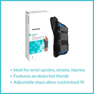 McKesson 155-81-87307 Right Wrist Splint with Abducted Thumb, Large, Wrist, Hand & Finger Supports (EA/1)