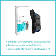 McKesson 155-81-87308 Right Wrist Splint with Abducted Thumb, Extra Large, Wrist, Hand & Finger Supports (EA/1)