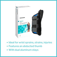 McKesson 155-81-87315 Left Wrist Splint with Abducted Thumb, Medium, Wrist, Hand & Finger Supports (EA/1)