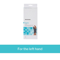 McKesson 155-81-87317 Left Wrist Splint with Abducted Thumb, Large, Wrist, Hand & Finger Supports (EA/1)