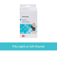 McKesson 155-BH82710-McKesson Thumb Splint, One Size Fits Most, Wrist, Hand & Finger Supports