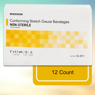 McKesson 16-011 Non-Sterile Conforming Bandage, 2 in x 4.1 yd (CS/96)
