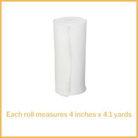 McKesson 16-013 Non-Sterile Conforming Bandage, 4 in x 4.1 yd (CS/96)