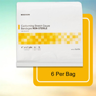 McKesson 16-014 Non-Sterile Conforming Bandage, 6 in x 4.1 yd (CS/48)