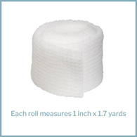 McKesson 16-016-McKesson Sterile Conforming Bandage, 1 Inch x 1-7/10 Yard, Compression Bandage (BG)
