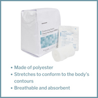 McKesson 16-018-McKesson Sterile Conforming Bandage, 3 Inch x 4-1/10 Yard, Compression Bandage (CS)