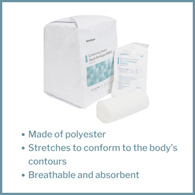 McKesson 16-019-McKesson Sterile Conforming Bandage, 4 Inch x 4-1/10 Yard, Compression Bandage (BG)