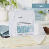 McKesson 16-019-McKesson Sterile Conforming Bandage, 4 Inch x 4-1/10 Yard, Compression Bandage (BG)