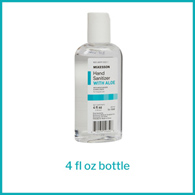McKesson 16-1068 Gel Hand Sanitizer with Aloe 4 oz (CS/24)