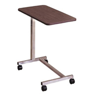 McKesson 16-11620-Overbed Table McKesson Non-Tilt Spring Assisted Lift 28-1/4 to 43-1/4 in Height Range, Over Bed
