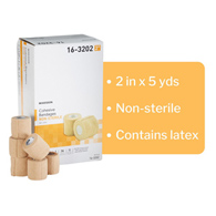 McKesson 16-3202 Medi-Pak Latex Performance Cohesive Bandage-36/Case