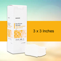 McKesson 16-40334 Medi-Pak Non-Sterile Non-Woven Sponges-4000/Case