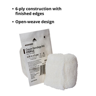 McKesson 16-4062-McKesson Sterile Fluff Bandage Roll, 2-1/4 Inch x 3 Yard, Gauze Dressings (CS)