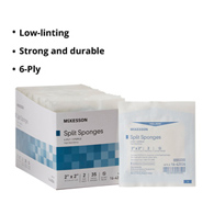 McKesson 16-42026 Medi-Pak High Absorbency Split Sponges-1400/Case
