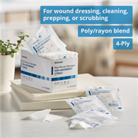 McKesson 16-42224 Medi-Pak Sterile Non-Woven Sponges-3000/Case