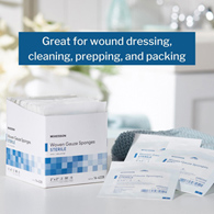 McKesson 16-4228 Medi-Pak Sterile Performance Gauze Sponges-3000/Case