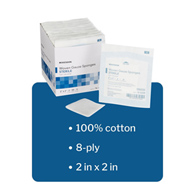McKesson 16-4228 Medi-Pak Sterile Performance Gauze Sponges-3000/Case