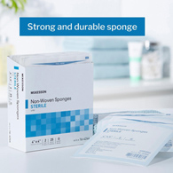 McKesson 16-4244 Medi-Pak Sterile Non-Woven Sponges-1200/Case