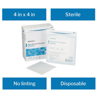 McKesson 16-4244 Medi-Pak Sterile Non-Woven Sponges-1200/Case