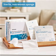 McKesson 16-42444 Medi-Pak Sterile Non-Woven Sponges-1200/Case