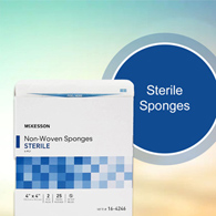 McKesson 16-4246 Medi-Pak Sterile Non-Woven Sponges-50/Box