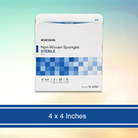 McKesson 16-4246 Medi-Pak Sterile Non-Woven Sponges-50/Box