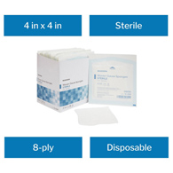 McKesson 16-4248 Medi-Pak Sterile Performance Gauze Sponges-100/Box