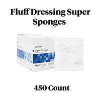 McKesson 16-4265-McKesson Sterile Fluff Dressing, 6 x 6-3/4 Inch, Gauze Dressings (BX)