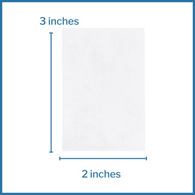 McKesson 16-4272-McKesson White Adhesive Dressing, 2 x 3 Inch, Adhesive Bandages (BX)