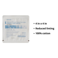 McKesson 16-4276 Medi-Pak Sterile Performance Plus Gauze Sponge-720/CS