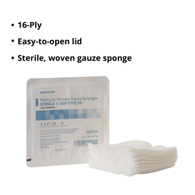 McKesson 16-4276 Medi-Pak Sterile Performance Plus Gauze Sponge-720/CS